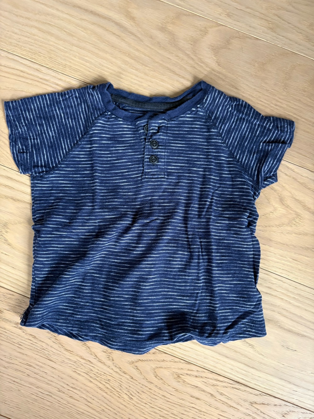 Old Navy striped Henley tshirt - size 5